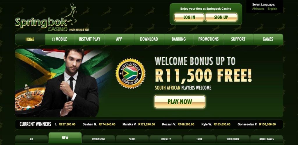 Online Springbok Casino