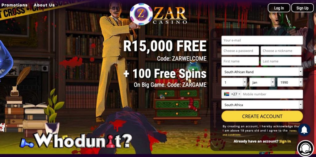zar casino daily budget boosters