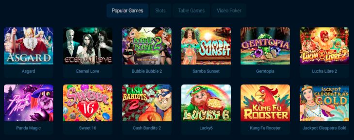 Punt online casino games