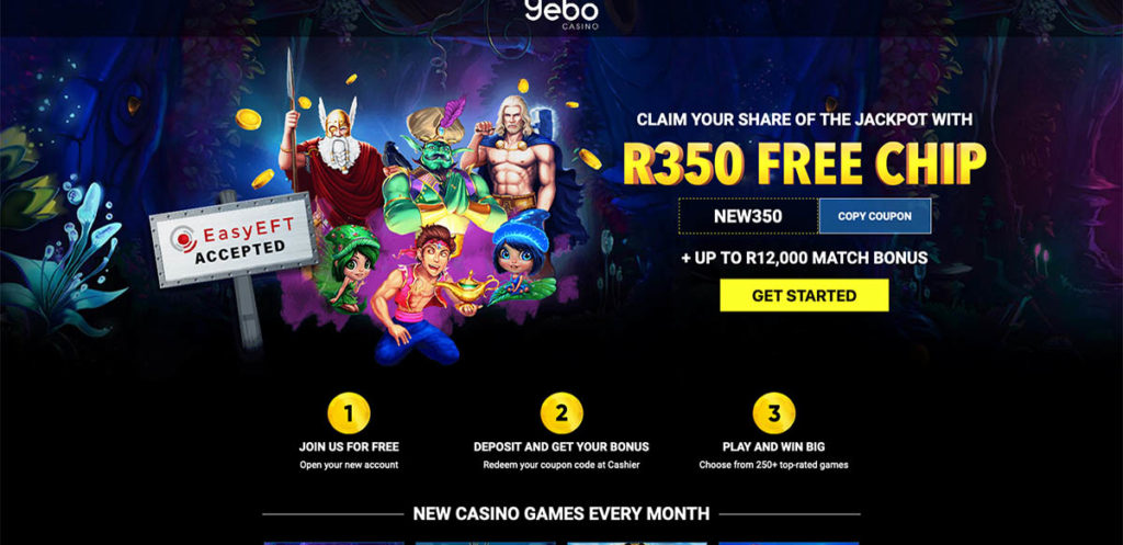 yebo casino new player bonus