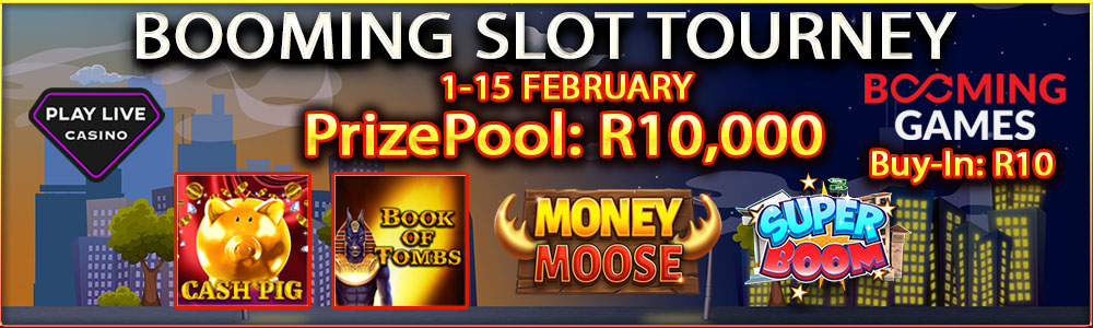 Playlive Booming slots tournament