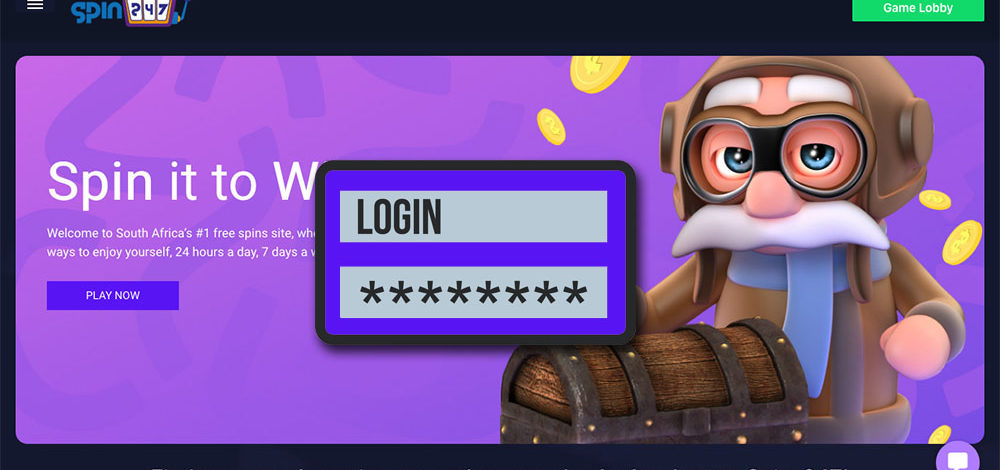 How to log in at Spin 247