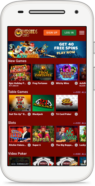 Silver sands Casino mobile log in