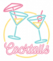 neon cocktails